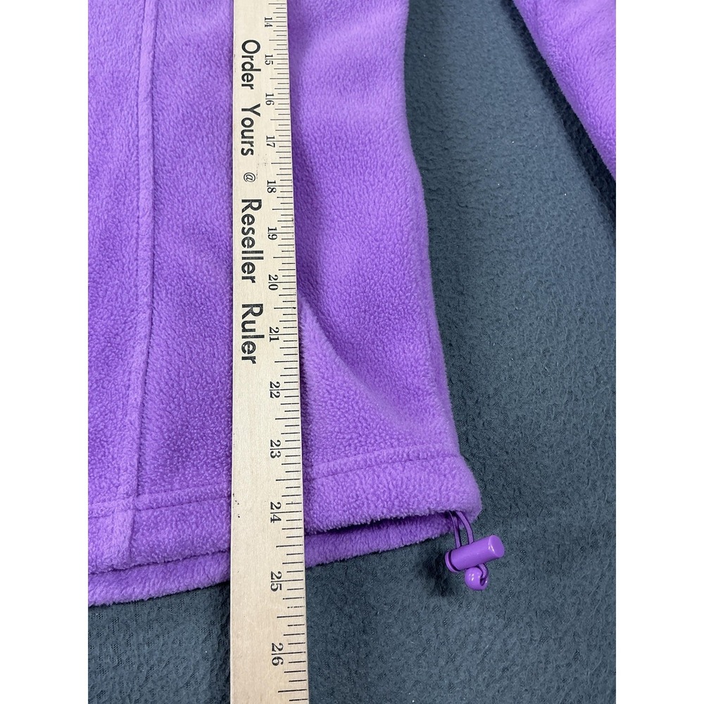 Columbia Jacket Womens XL Purple Fleece Full Zip Pockets Lightweight Outdoor - Picture 8 of 9